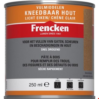 Frencken kneedbaar hout - CL - 250 ml - licht eiken