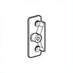 Roto antifoutbed. Roto NT kozijndeel 30mm asmaat 13