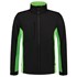 Tricorp softshell jack - Bi-Color - Workwear - 402002 - zwart/limoen groen - maat L