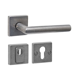 Intersteel Achterdeurbeslag SKG3 deurkruk Jura met Vierkant Veiligheidsrozet