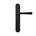 Dauby deurkruk op schild - Pure PHL"L+L" / P40 - verouderd ijzer zwart - blind