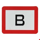 tekstplaatje met rand  210x150 mm   B  501260