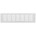 Nedco ventilatiestrip alu.wit 400 x 80mm wit