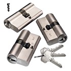 DOM Plura gelijksluitende combinatieset à 3 cilinders SKG** 2x30-30mm en 1x30-60mm