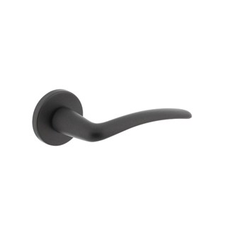 Intersteel deurkruk met rozet geveerd - Zaia - grijs