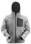 Snickers Workwear fleece hoodie - 8041 - Flexiwork - grijs/zwart - maat XXL