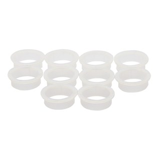 Intersteel nylon ringen [10x] - halsmaat 20-18mm - wit
