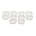 Intersteel nylon ringen [10x] - halsmaat 20-18mm - wit