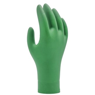 Showa nitrile wegwerphandschoenen (100x) - 6110PF - GREEN - maat M