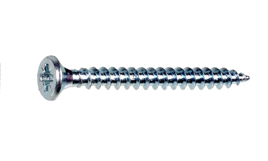 Ivana spaanplaatschroeven - platverzonken kop - 4 x 20 mm - verzinkt - PZ2