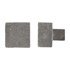 Dauby meubelknop - Pure PQ-45 - ruw metaal - 45 mm