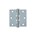 AXA kogellagerscharnier - 76x76mm - Topcoat - 1531-24-23/E
