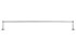 Dauby houder + 2 lange eindsteunen - Pure Plus - mat wit brons - 1000 mm
