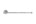 Dauby toiletrolhouder enkel - Pure Plus - wit brons - 350 mm - rechts