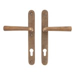 Dauby veiligheidsgarnituur kruk/kruk - Pure PH1925+ / PH1925+ - ruw brons - profielcilinder 92 mm