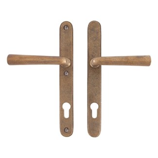 Dauby veiligheidsgarnituur kruk/kruk - Pure PH1925+ / PH1925+ - ruw brons - profielcilinder 92 mm