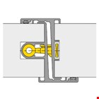 Alprokon inbraakwerende deurnaald - uitvoering 007 - SKG*** - deurdikte 40 mm - MPS sleutelbediend - doornmaat 55 mm - lengte 2200 mm - DIN Links