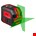 Levelfix kruislijnlaser CL120G groen set + statief 556112