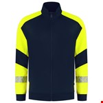 Tricorp Sweatvest Reflective Redefined 306104 Ink/Yellow - maat XL