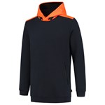 Tricorp sweater met capuchon - High-Vis - ink-fluor orange - maat M