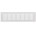 Nedco ventilatiestrip alu.wit 400 x 80mm wit