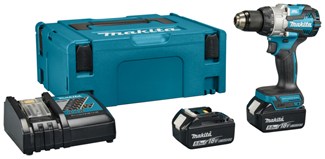 Makita DHP489RTJ accu klopboor-/schroefmachine 18V 2x 5.0Ah accu's en snellader in Mbox