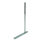 Gebr. Bodegraven muurplaatanker - met plaat 225 mm excentrisch - M12x500 mm - verzinkt