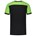 Tricorp 102006 T-shirt bicolor Naden - zwart/lime - maat XXL