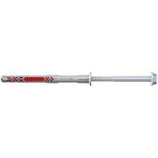 fischer constructieplug [10st] - DuoXpand FUS B - zeskantkop - 8x80mm