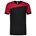 Tricorp 102006 T-shirt bicolor Naden - zwart/rood - maat L