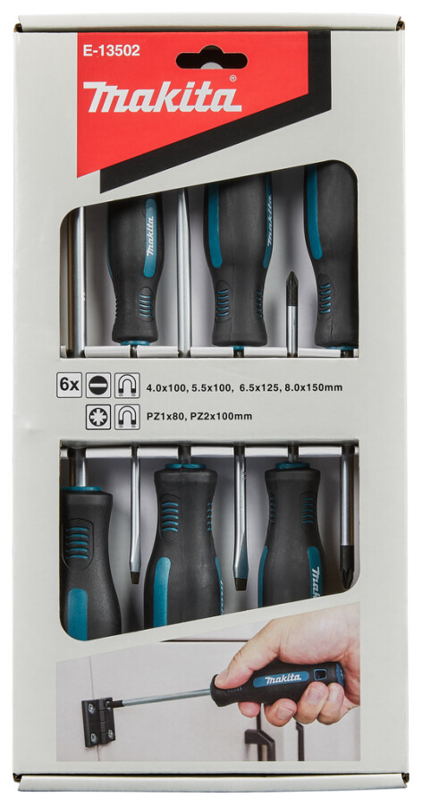 Makita Schroevendraaierset 6-delig PZ/SL E-13502