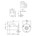 P+E deurvastzetter - KN-0782-000-130 - mat RVS geborsteld