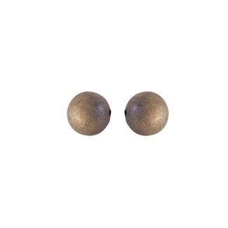 Dauby end top rail - Pure Plus - ruw brons - Ø 25 mm
