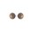 Dauby end top rail - Pure Plus - ruw brons - Ø 25 mm