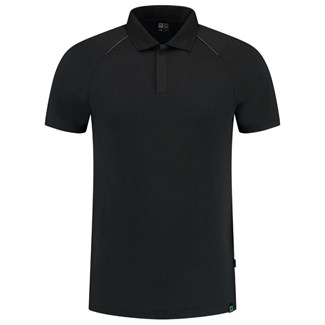 Tricorp Workwear 202701 RE2050 unisex poloshirt Zwart L