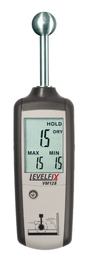 Metofix vochtmeter - VM128 - voor harde materialen - 545709
