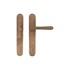 Dauby deurkruk op schild - Pure PHTL"T+L" / P40 - ruw brons - blind