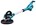 Makita langnek accu schuurmachine - DSL801ZU - 18V - met AWS zender - excl. accu en lader - in tas