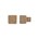 Dauby meubelknop - Pure PQ-25 - ruw brons - 25 mm