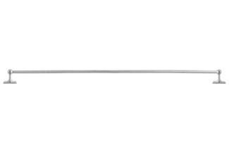Dauby houder + 2 eindsteunen - Pure Plus Square - mat wit brons - 1000 mm