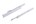 Gacela zelfsluitende rolgeleider - 250 mm - creme-wit RAL9001