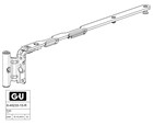 GU schaararm - Uni-jet M6 - 8 mm - FFB 501-750 mm - 6-40233-15-R-1