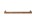 Dauby meubelgreep - Pure PMQ-224 - ruw brons - 224 mm