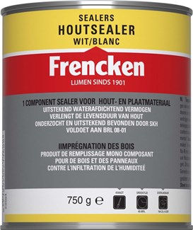 Frencken houtsealer - 750 ml - 1 component - wit