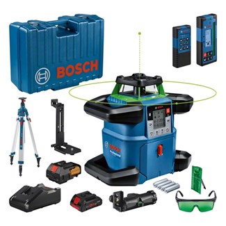 Bosch rotatielaser-set - GRL 650 CHVG - 18V - incl. 4.0 Ah accu en lader - in koffer + BT 300 HD