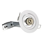 Bailey inbouwspot - GU10 - 230V - 80mm - zwenkbaar - mat wit - incl. montageset
