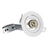 Bailey inbouwspot - GU10 - 230V - 80mm - zwenkbaar - mat wit - incl. montageset