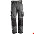 Snickers Workwear 6351 Stretch Loose Fit Werkbroek grijs/zwart - maat 48