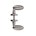 Intersteel deurkruk met rozet - Golfclub - met ring en veer - RVS geborsteld
