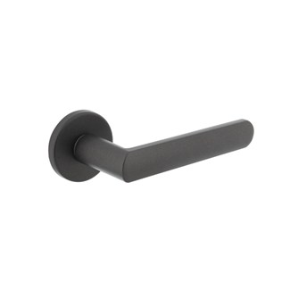 Intersteel deurkruk op geveerd rozet - Sora - grijs